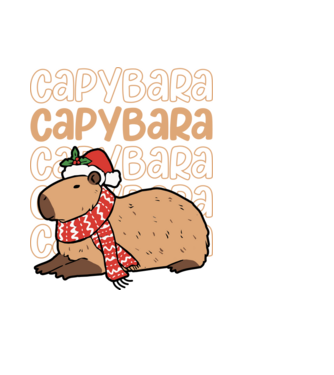 Xmas Cappy model negru pe tricou