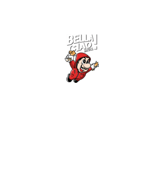 mario la casa de papel model negru pe tricou
