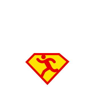 Supersportiv ATLET model albastru închis pe tricou