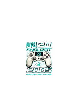 Nivel finalizat 20 2005 model alb pe tricou