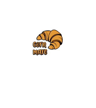 corn mare model nisipiu pe tricou