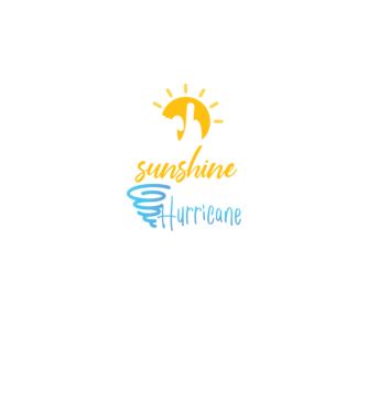 March Girls are Sunshine mixed with a little Hurricane model negru pe tricou