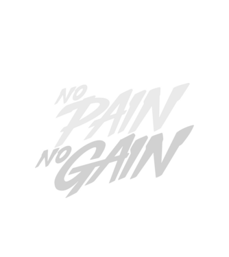No Pain No Gain typography model alb pe tricou