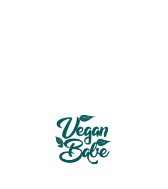 Vegan Babe model alb pe tricou