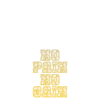 No Pain No Gain model negru pe tricou