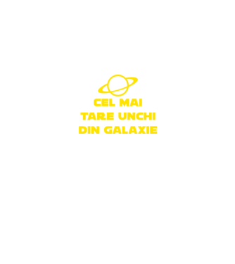 Cel mai tare unchi din galaxie model negru pe tricou