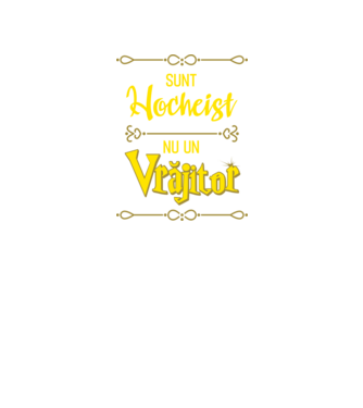 sunt hocheist, nu un vrăjitor model verde neon pe tricou