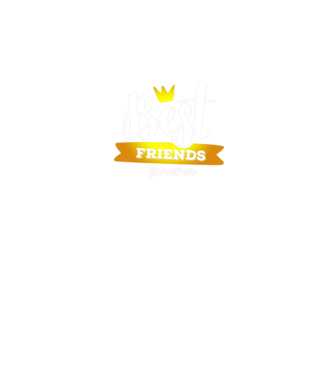 Best friends forever model gri/negru pe tricou