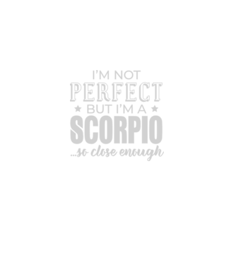 Not perfect, but SCORPIO model negru pe tricou