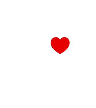 I heart trumpet model negru pe tricou