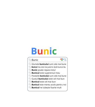 căutare Google Bunic model negru pe tricou