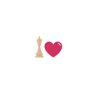Love chess model albastru jeanși pe tricou