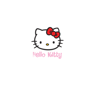 Hello Kitty model roșu pe tricou