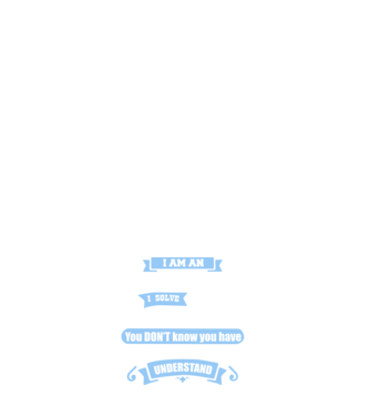 I am an accountant I solve problems model albastru închis pe tricou