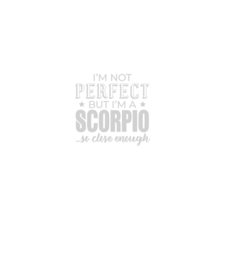 Not perfect, but SCORPIO model negru pe tricou