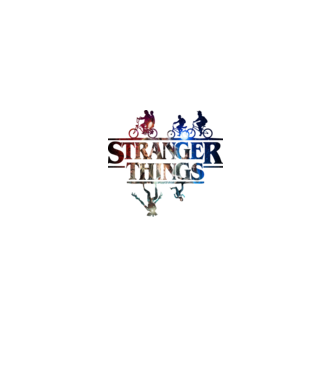 stranger things quote poster2 model alb pe tricou