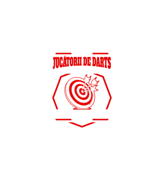 Toți jucătorii de darts sunt creați egali, dar numai cei mai buni sunt născuți în februarie. model negru pe tricou