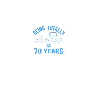 Being totally awesome 70 model negru pe tricou
