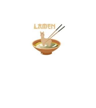 Lamen model negru pe tricou