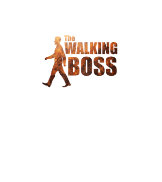 Walking boss model turcoaz pe tricou