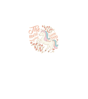 The most magical unicorn 1999 model alb pe tricou