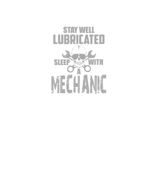 Stay well lubricated model negru pe tricou