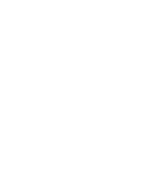 Keep calm and bike on model negru pe tricou