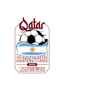 Qatar teams Argentina model negru pe tricou