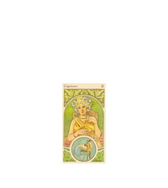Horoscop Tarot CAPRICORNUL model alb pe tricou