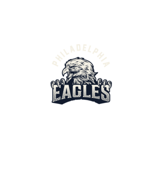 Philadelphia Eagles model albastru regal pe tricou