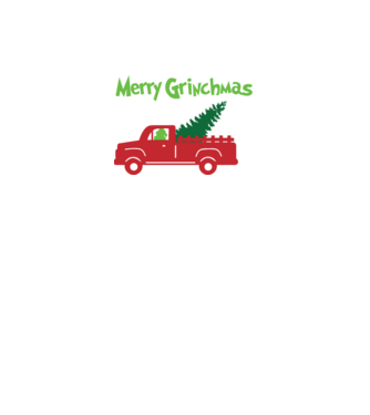 Grinchmas truck model negru pe tricou