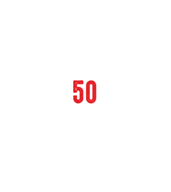 Purtătorul acestui tricou a împlinit: 50 de ani model negru pe tricou