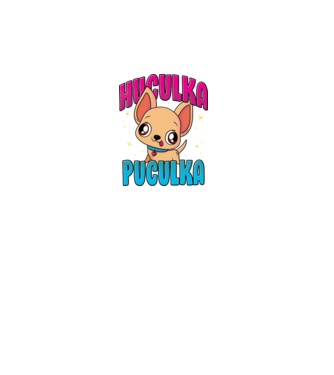 Huculka Puculka chivava model negru pe tricou