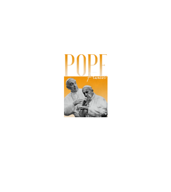 Pope Frances 90s poster model negru pe tricou