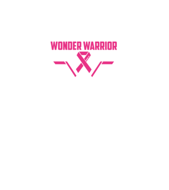 WONDER WARRIOR model negru pe tricou