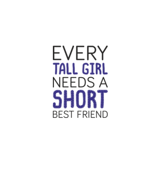 Short Freind model alb pe tricou