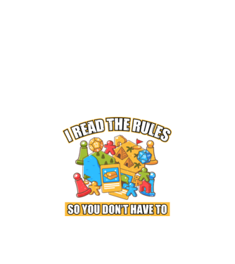 I read the rules model negru pe tricou