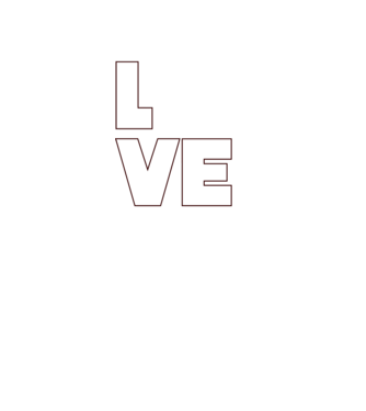 Love pingpong model negru pe tricou