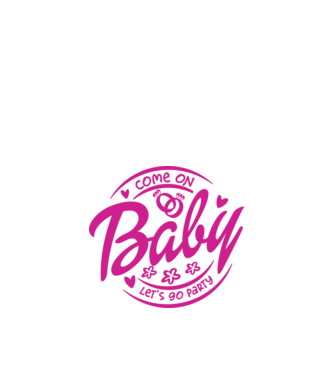 Bride Barbies Baby lets go party model alb pe tricou