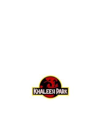 Khaleesi Park model negru pe tricou