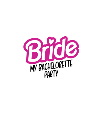 Bride Barbie model alb pe tricou