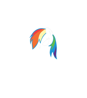 Rainbow Dash model roz pe tricou
