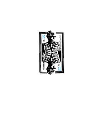 The Winter King model alb pe tricou