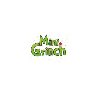 Grinch Family Mini Grinch model albastru jeanși pe tricou