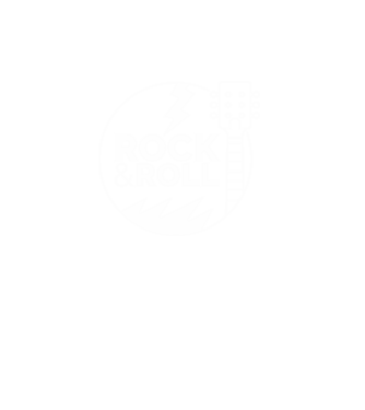 Rock n roll model turcoaz pe tricou