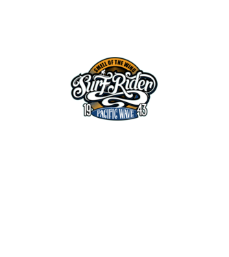 Surf Rider model verde neon pe tricou