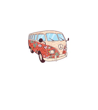 Autobuze model roz deschis pe tricou