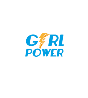 GirlPower model negru pe tricou