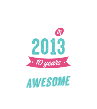 Made in 2013 model alb pe tricou