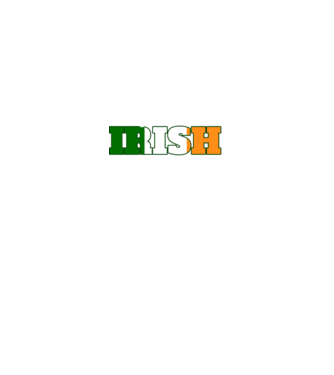 Everyone is irish flag model negru pe tricou